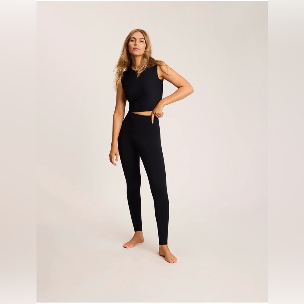 Commando Butter Luxe High-Rise Leggings Black Size XL